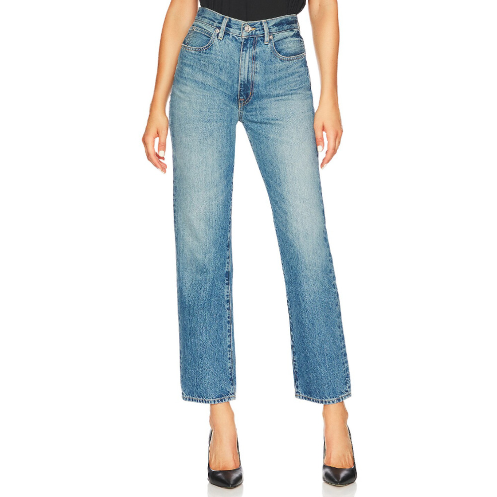 SLVRLAKE London Straight Leg Jeans in Tell Me Why Blue DenimWomen's size 26